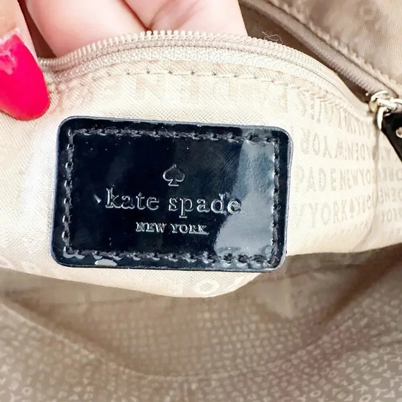 KATE SPADE Sophie Embossed Patent Leather Tote Shoulder Bag - Picture 6 of 9